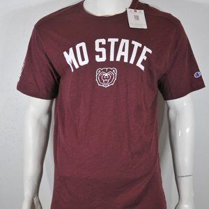 Champion Men's T shirt XL Missouri State Bears football Printed tee Red NWT